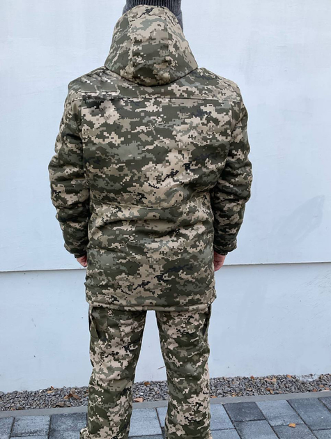 Куртка-бушлат військова чоловіча тактична водонепроникна ЗСУ (ЗСУ) 20222115-56 9408 56 розмір - зображення 2