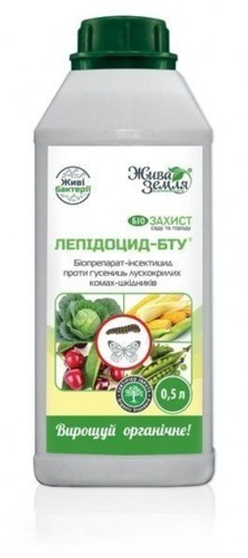 Біоінсектицид для захисту від гусениць і лускокрилих комах-шкідників ...