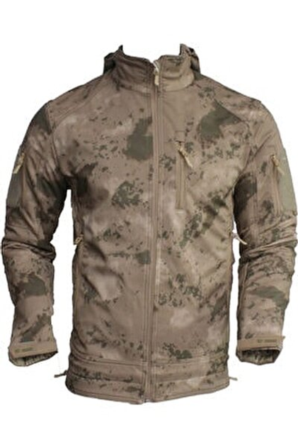 Куртка чоловіча тактична Мультикам Combat Туреччина Софтшел Soft-Shell ЗСУ 8635 M койот - зображення 1