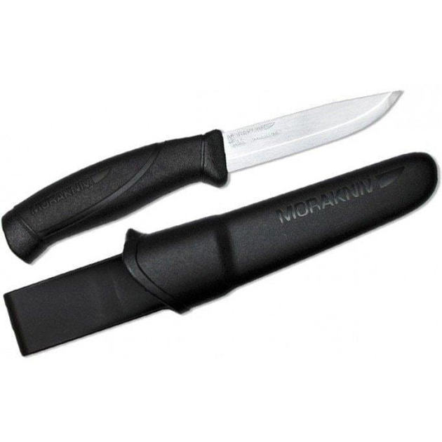 Нож туристический Morakniv Mora Companion 12141-Black 21.8 см черный - изображение 1