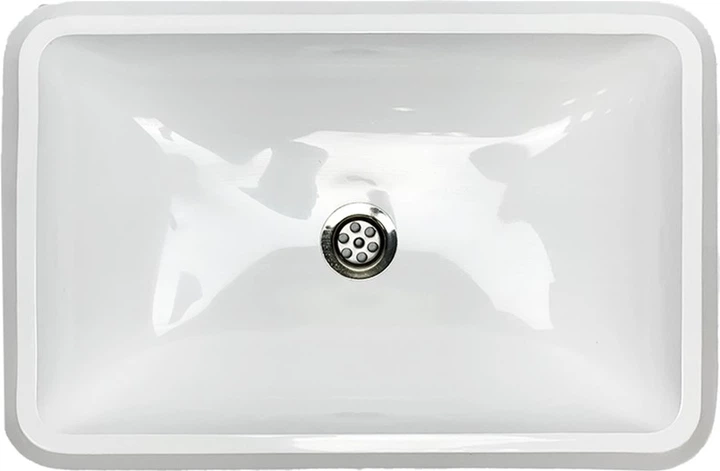 Раковина, умывальник врезной, искусственный камень Adamant PLAIN Classic White - изображение 2