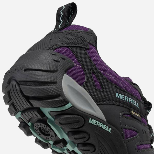 Buty trekkingowe damskie gore tex Merrell Wms Accentor Sport Gtx J98406 38 (7.5US) 24.5 cm Czarny/Fioletowy (886129704186) - obraz 4