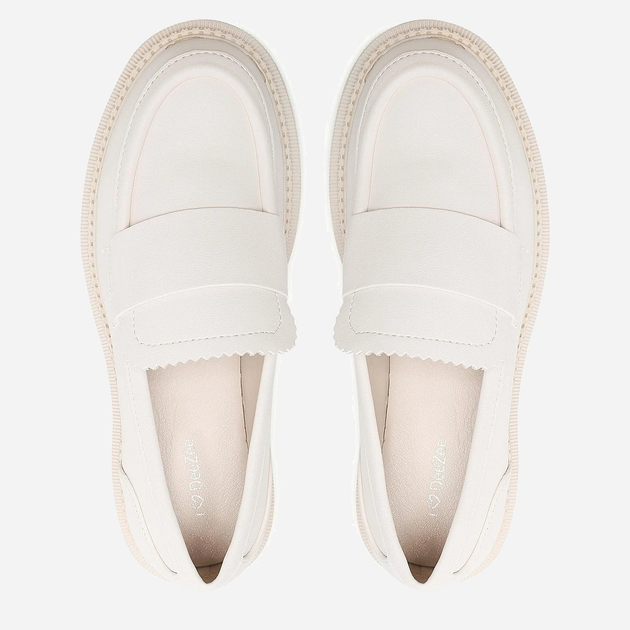 Loafersy Damskie DeeZee H101201-01 39 24.5cm Beżowe (5904248995683) - obraz 4
