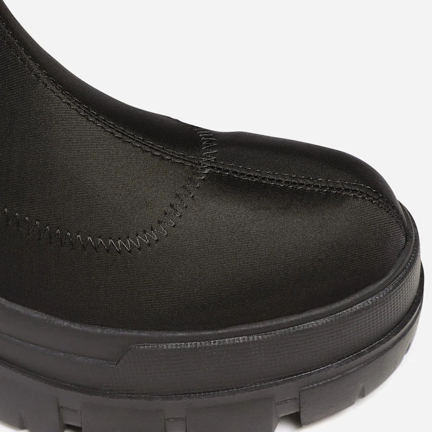 Kozaki damskie na platformie wysokie z elastyczną cholewką Jenny Fairy LS5851-02 40 26 cm Czarne (5904862208893) - obraz 6