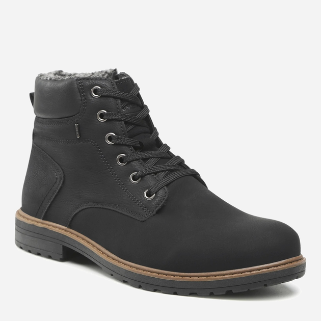 Чоловічі зимові черевики Lanetti MP07-6997-05 41 27 см Чорні (5904248844370) - зображення 2
