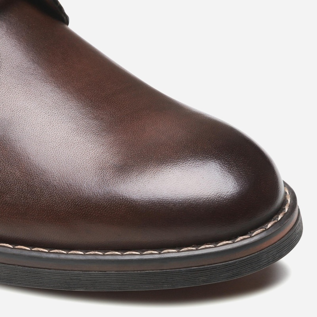 Botki męskie skórzane sznurowane Lasocki MB-PACINO-03 42 26.4 cm Brązowe (5904862270104) - obraz 6