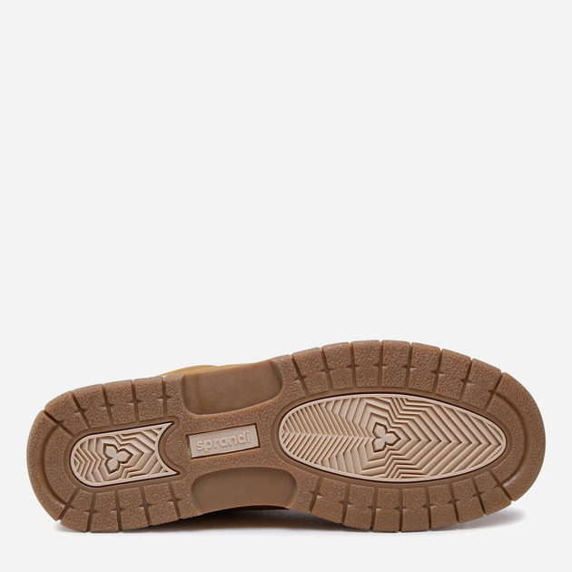 Trzewiki męskie wysokie sznurowane Sprandi MP40-20281Y 44 28 cm Camel (5904862367385) - obraz 4