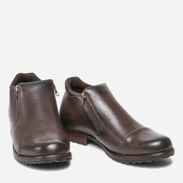 Botki męskie niskie Lanetti MBS-GORAN-124 42 27.7 cm Brązowe (5904248965945) - obraz 3