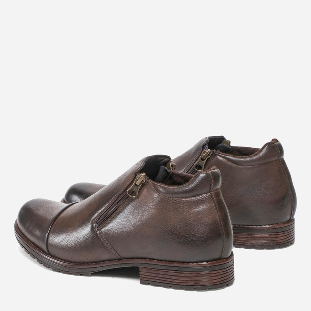 Botki męskie niskie Lanetti MBS-GORAN-124 42 27.7 cm Brązowe (5904248965945) - obraz 4