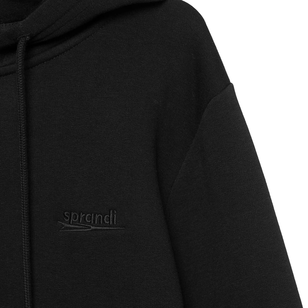 Bluza męska rozpinana streetwear z kapturem Sprandi SS21-BLM004 L Czarna (5903698655635) - obraz 9