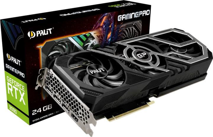 Видеокарта Palit PCI-Ex GeForce RTX 3090 GamingPro 24GB