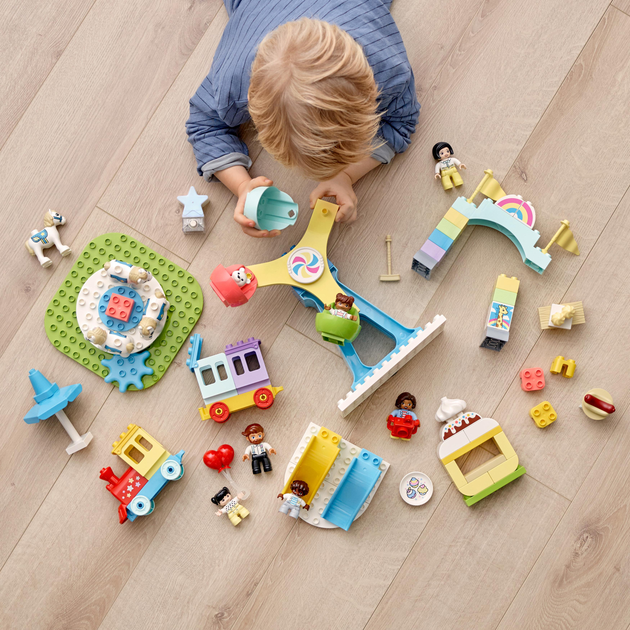 Zestaw klocków LEGO DUPLO Park rozrywki 95 elementów (10956) - obraz 5