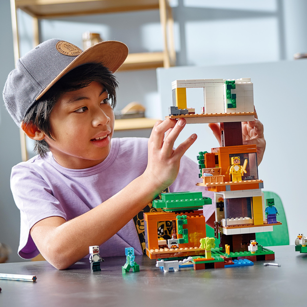 Конструктор LEGO Minecraft Сучасний будиночок на дереві 909 деталей (21174) - зображення 3