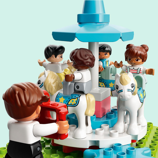 Zestaw klocków LEGO DUPLO Park rozrywki 95 elementów (10956) - obraz 10