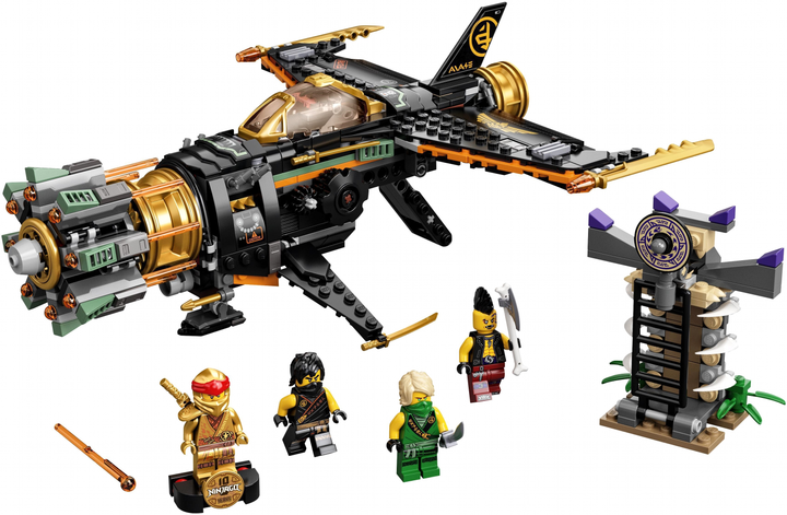 Zestaw klocków LEGO Ninjago Kruszarka skał 449 elementów (71736) - obraz 2