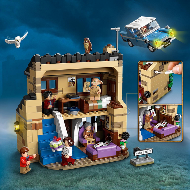 Zestaw klocków LEGO Harry Potter Privet drive 4 797 elementów (75968) - obraz 7