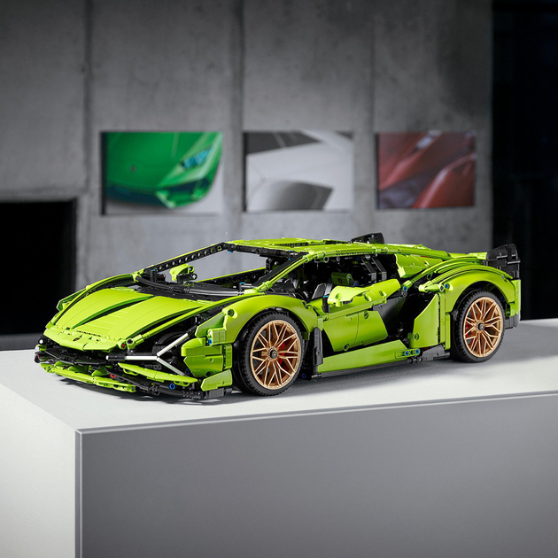 Zestaw klocków LEGO Technic Lamborghini Sian FKP 37 3696 elementów (42115) - obraz 6