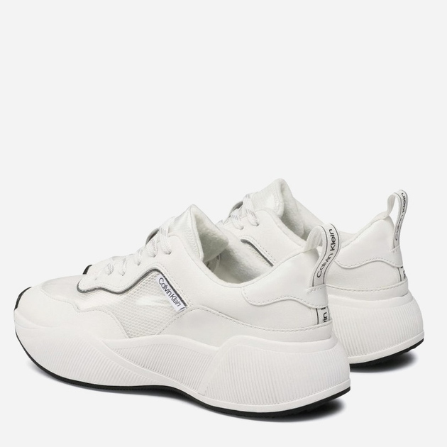 Buty sportowe damskie z siatką na platformie do kostki Calvin Klein Beaulah B4E00134 36 Białe (194060717760) - obraz 3