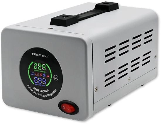 Стабілізатор напруги Qoltec автоматичний AVR PRO 2000VA 3% (5901878507293) - зображення 1