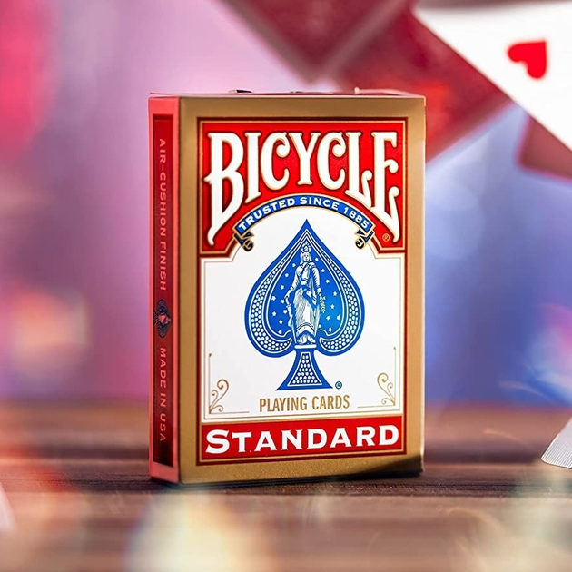 Карты игральные Bicycle Standard Rider Back Красные – фото, отзывы ...