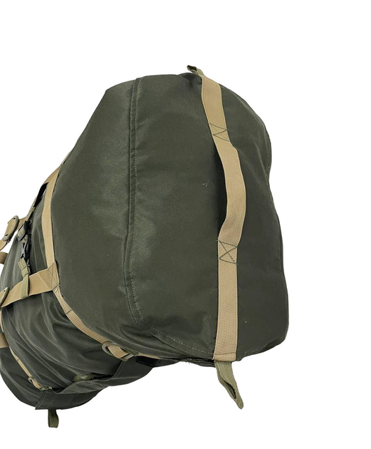 Баул рюкзак военный транспортный непромокаемый 130 л, хаки - изображение 2