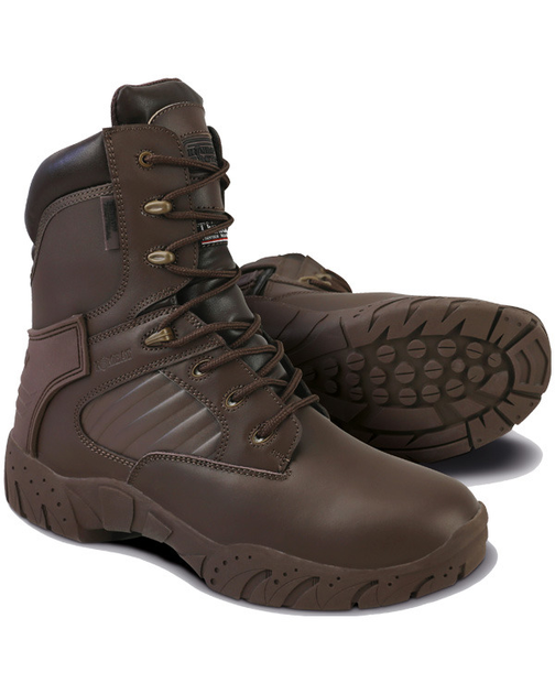 Ботинки тактические военные Kombat UK армейские ВСУ Tactical Pro Boots All Leather 45 коричневый (SK-kb-tpb-brw-45) - изображение 1