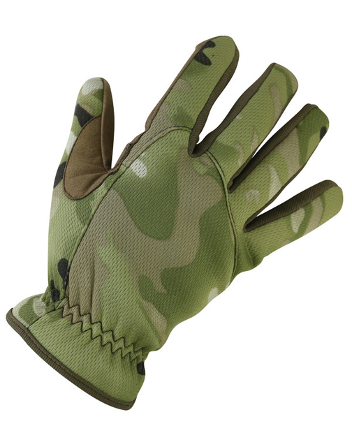 Тактичні військові рукавички KOMBAT UK захисні рукавиці M мультікам (SK-kb-dfg-btp-m) - зображення 1