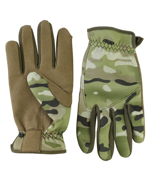 Тактические военные перчатки KOMBAT UK защитные перчатки M мультикам (SK-kb-dfg-btp-m) - изображение 2