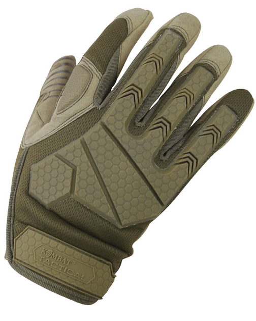 Тактические перчатки KOMBAT UK защитные перчатки S койот (SK-kb-atg-coy-s) - изображение 2
