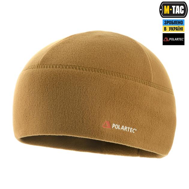 Шапка тактична зимова тепла M-Tac Watch Cap фліс Light Polartec M койот (SK-40562005-M) - зображення 2