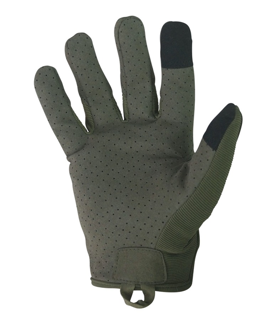Тактические перчатки KOMBAT UK защитные перчатки XL оливковый (SK-kb-og-olgr-xl) - изображение 2