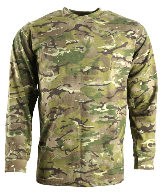 Кофта военная мужская тактическая KOMBAT UK ВСУ Long Sleeve T-shirt M мультикам (SK-kb-lsts-btp-m) - изображение 2