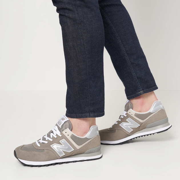 Sneakersy męskie New Balance 574 ML574EVG 45.5 (11.5US) Brązowe z szarym (195907802694) - obraz 2