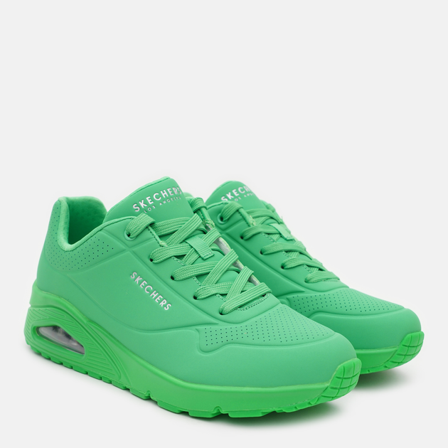 Женские кроссовки Skechers Uno 73690 GRN 37 (7US) 23 см Зеленые ...