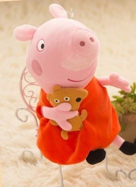 Плюшевая игрушка Свинка Пеппа 30 см Peppa из семьи Пеппа (513019876 ...
