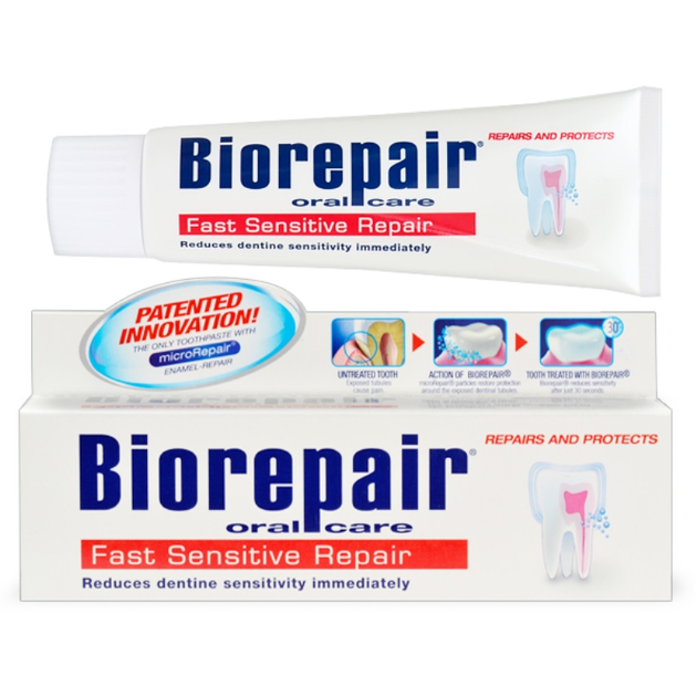 Зубная паста Biorepair Быстрое избавление от чувствительности 75 мл от ...