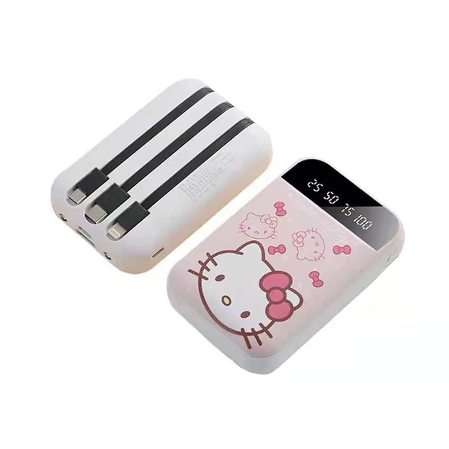 スマホアクセサリー casetify HelloKitty PowerThru Power Bank УМБ Powerbank портативная зарядка Hello Kitty 10000 mAh с чехлом