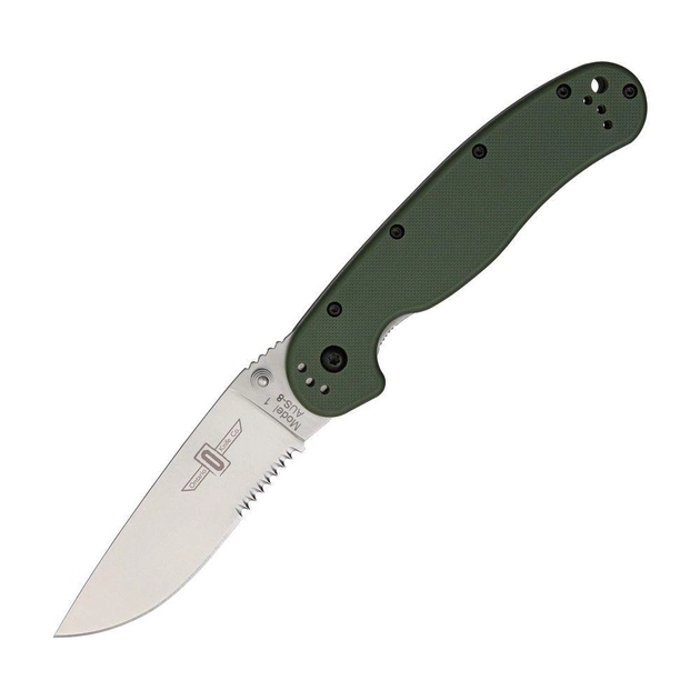 Нож Ontario RAT-1 Serr Olive Drab - изображение 2
