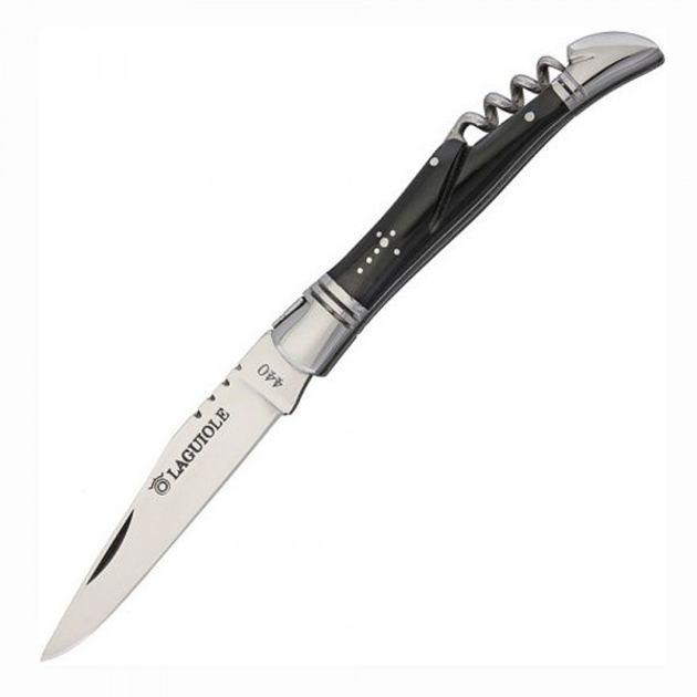 Нож Baladeo Laguiole Corkscrew BLACK - изображение 1
