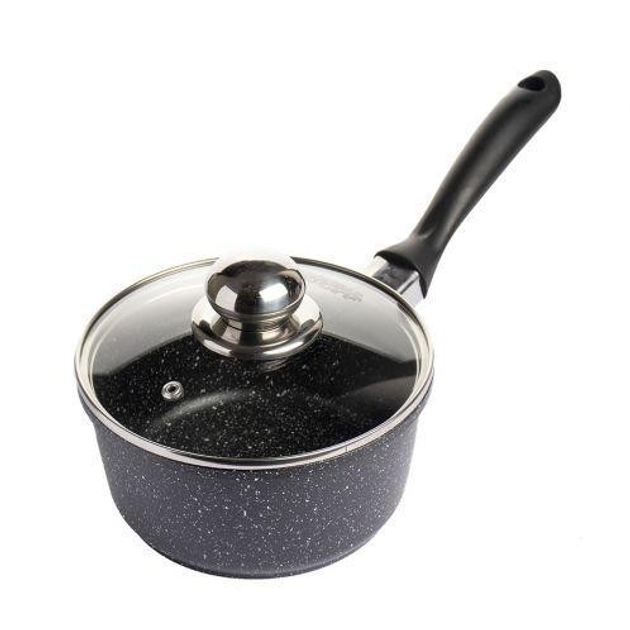 Ковшик с крышкой и мраморным покрытием Benson BN-303 1,4 л 18 см ...