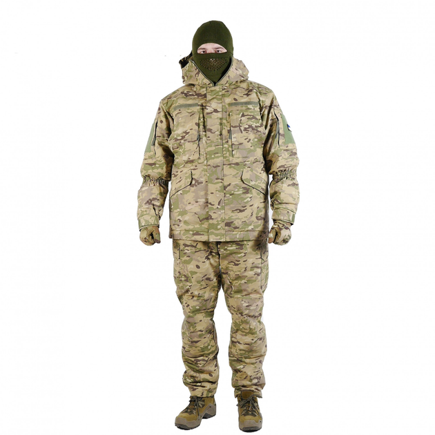Зимняя тактическая военная форма бушлат+штаны мультикам размеры 64-66 - изображение 1