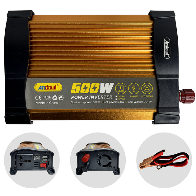 Преобразователь напряжения Andowl Q-KS500 500 Ватт инвертор 500W с ...