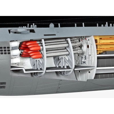 Сборная модель Revell Подлодка Type XXI с интерьером, уровень 4, 1