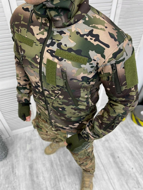 Куртка Soft Shell Black Multicam L - изображение 2