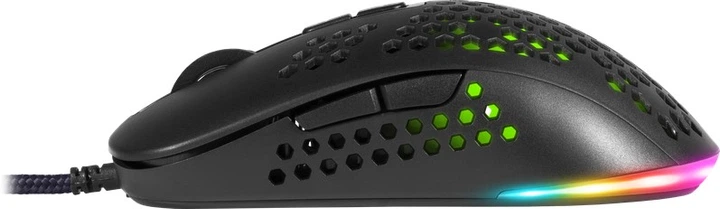 Mysz Defender Shepard GM-620L RGB USB Czarna (4714033526203) - obraz 3