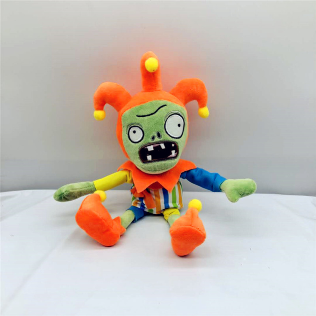 Мягкая игрушка Planeta zombie Зомби шут Растения против зомби 30 см ...