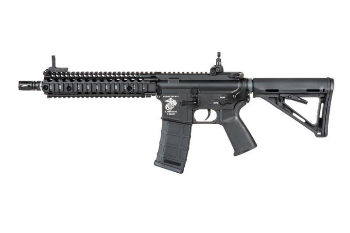 Штурмова Гвинтівка Specna Arms M4 CQB SA-A03-M Black (Страйкбол 6мм) - зображення 1