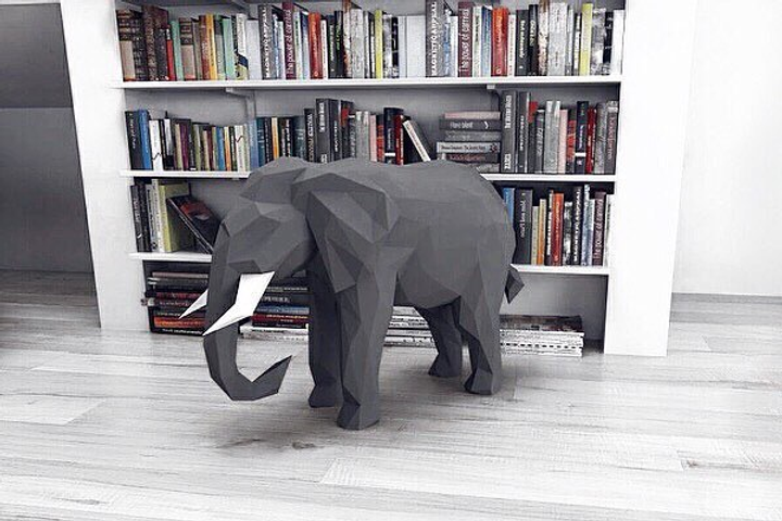 Как сделать слона из бумаги в оригами-технике – мастер-класс со схемой сборки