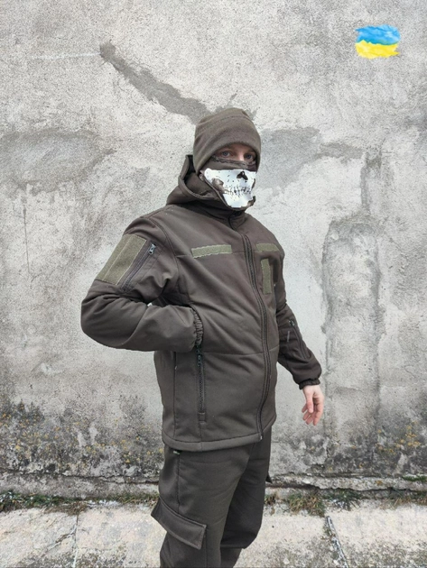 Куртка чоловіча тактична Soft shell софтшел демісезон XXL - зображення 2