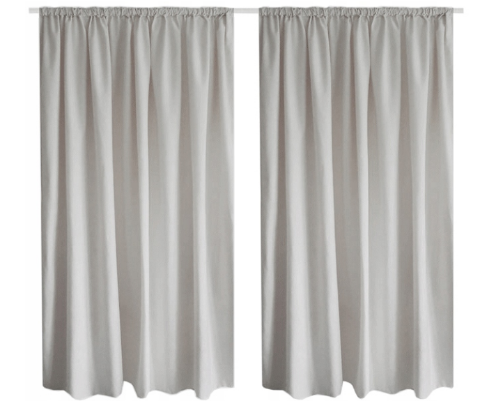 Штори для дитячої кімнати Eseli Gray Koala 145 х 160 см (12575503461) сірий, 2шт - изображение 2